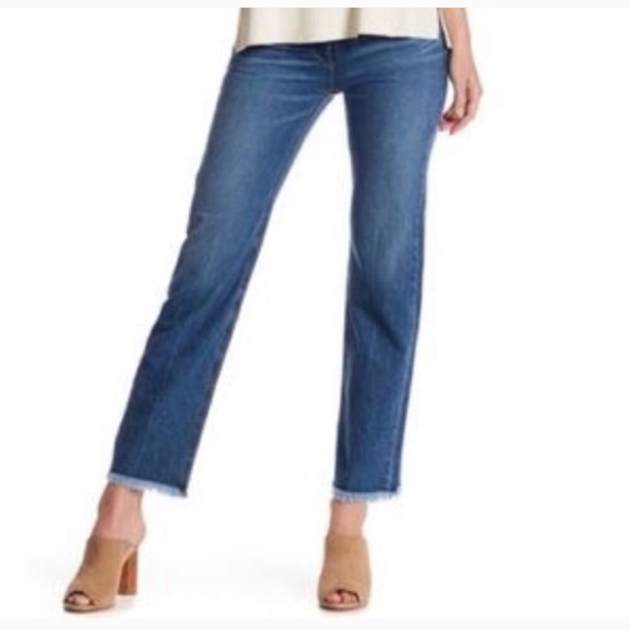 Theory Denim - Theory Ossella Carlisle Fray Hem Straight Leg Crop